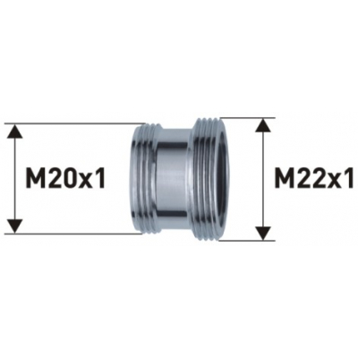 adapter M20x1/M22x1